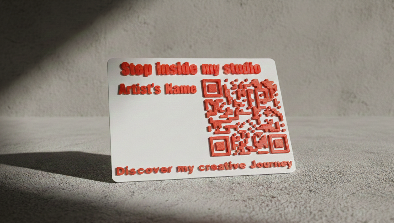 smART TAGS (Medium:Red in White) (Copy)